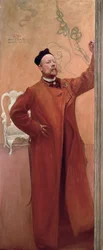 Devant le miroir : Autoportrait, 1900